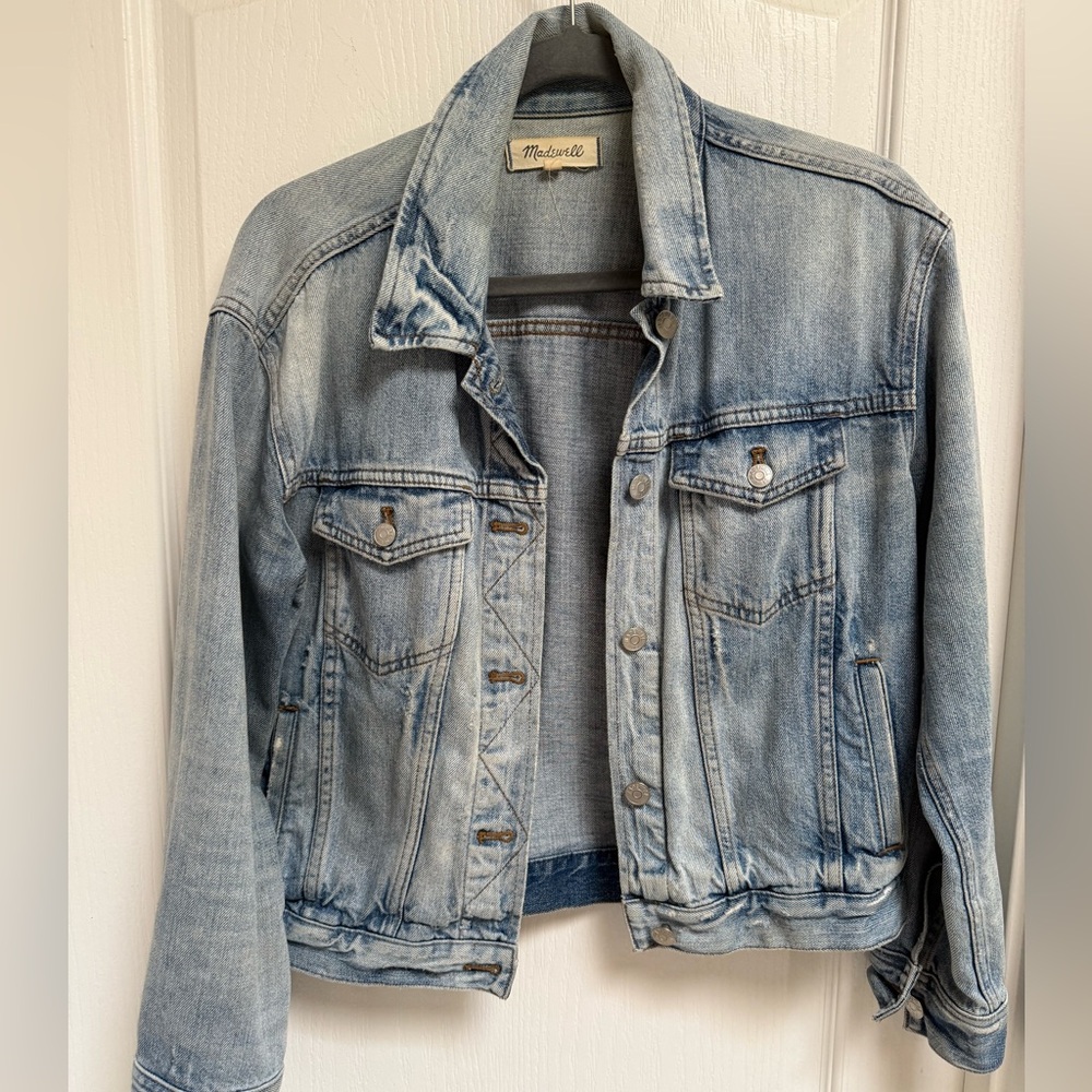 Madewell Distressed Denim Jacket